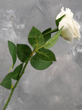 Load image into Gallery viewer, Real Touch English Rose Stem - White