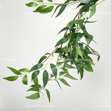 Load image into Gallery viewer, Faux Weeping Willow Garland 67" Stem – Green