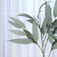 Load image into Gallery viewer, Faux Eucalyptus Branch 32" Stem - Plant - Dusty Green
