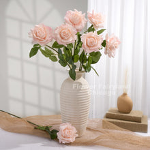 Load image into Gallery viewer, Real Touch Full Bloom Rose Stem Pale - Pink 30"