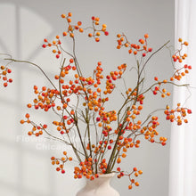 Load image into Gallery viewer, 43" Faux Berry Large Branch Stem - Orange