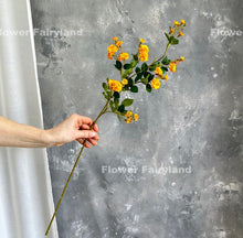 Load image into Gallery viewer, Miniature Rose Long Stem - Yellow