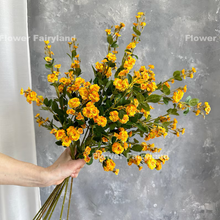 Load image into Gallery viewer, Miniature Rose Long Stem - Yellow