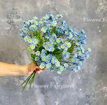 Load image into Gallery viewer, 21" 30 Heads Chamomile Branch - Blue