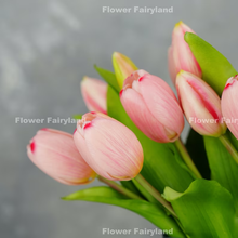 Load image into Gallery viewer, 7 Stems Faux Tulip - Light Pink