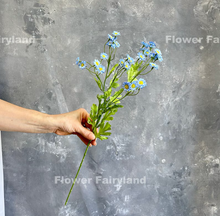Load image into Gallery viewer, 21" 30 Heads Chamomile Branch - Blue