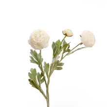 Load image into Gallery viewer, Faux Ranunculus - White