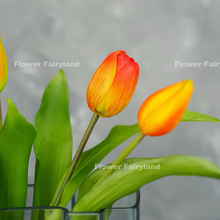 Load image into Gallery viewer, 7 Stems Faux Tulip - Orange