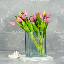 Load image into Gallery viewer, 7 Stems Faux Tulip - Mauve Purple