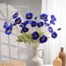 Load image into Gallery viewer, Faux Poppy - Royal Blue