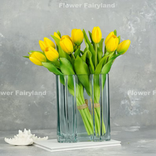 Load image into Gallery viewer, 7 Stems Faux Tulip - Yellow