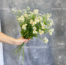 Load image into Gallery viewer, 21" 30 Heads Chamomile Branch - Bright White