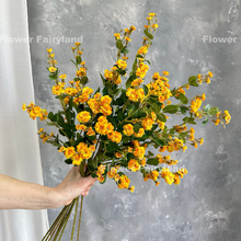 Load image into Gallery viewer, Miniature Rose Long Stem - Yellow