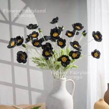 Load image into Gallery viewer, Faux Poppy - Black