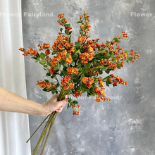 Load image into Gallery viewer, Miniature Rose Long Stem - Dark Orange