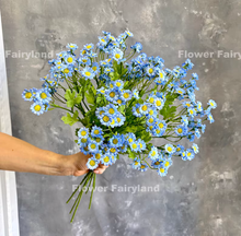 Load image into Gallery viewer, 21" 30 Heads Chamomile Branch - Blue