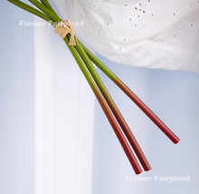 Load image into Gallery viewer, 3 Stems Dried Look Faux Hydrangea Bundle - Red