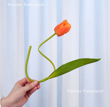 Load image into Gallery viewer, Real Touch Latex Tulip Stem - Yellow