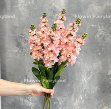 Load image into Gallery viewer, Faux Brompton Stock Bouquet - Light Pink