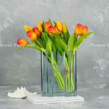 Load image into Gallery viewer, 7 Stems Faux Tulip - Orange