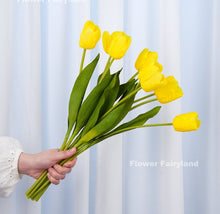 Load image into Gallery viewer, Real Touch Latex Tulip Stem - Yellow