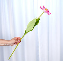 Load image into Gallery viewer, Faux Open Tulip Stem - Bright Pink
