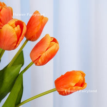 Load image into Gallery viewer, Real Touch Latex Tulip Stem - Orange