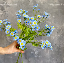 Load image into Gallery viewer, 21" 30 Heads Chamomile Branch - Blue