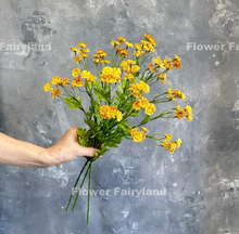 Load image into Gallery viewer, 21" 30 Heads Chamomile Branch - Orange