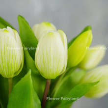 Load image into Gallery viewer, 7 Stems Faux Tulip - White