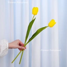 Load image into Gallery viewer, Real Touch Latex Tulip Stem - Yellow