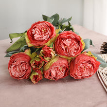 Load image into Gallery viewer, 32" 8 Stems Dried Peony Bouquet