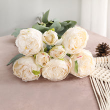 Load image into Gallery viewer, 32" 8 Stems Dried Peony Bouquet