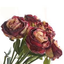 Load image into Gallery viewer, 32" 8 Stems Dried Peony Bouquet