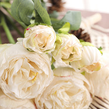 Load image into Gallery viewer, 32" 8 Stems Dried Peony Bouquet