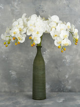 Load image into Gallery viewer, 38" Real Touch 9 Heads Orchid Stem - White