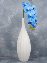 Load image into Gallery viewer, 38" Real Touch 9 Heads Orchid Stem - Blue