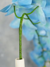 Load image into Gallery viewer, 38" Real Touch 9 Heads Orchid Stem - Blue