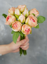 Load image into Gallery viewer, 10 Stems Dried Look Rose Bouquet - Pink