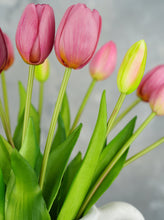 Load image into Gallery viewer, 5 Stems Faux Tulip - Mauve
