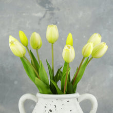 Load image into Gallery viewer, 5 Stems Faux Tulip - White