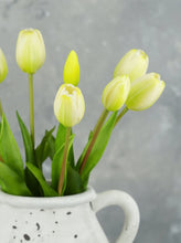 Load image into Gallery viewer, 5 Stems Faux Tulip - White