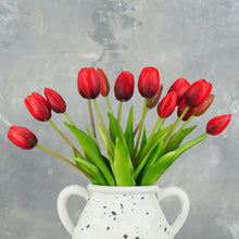 Load image into Gallery viewer, 5 Stems Faux Tulip - Red