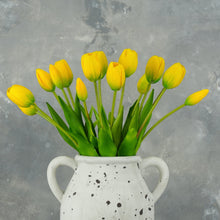Load image into Gallery viewer, 5 Stems Faux Tulip - Yellow