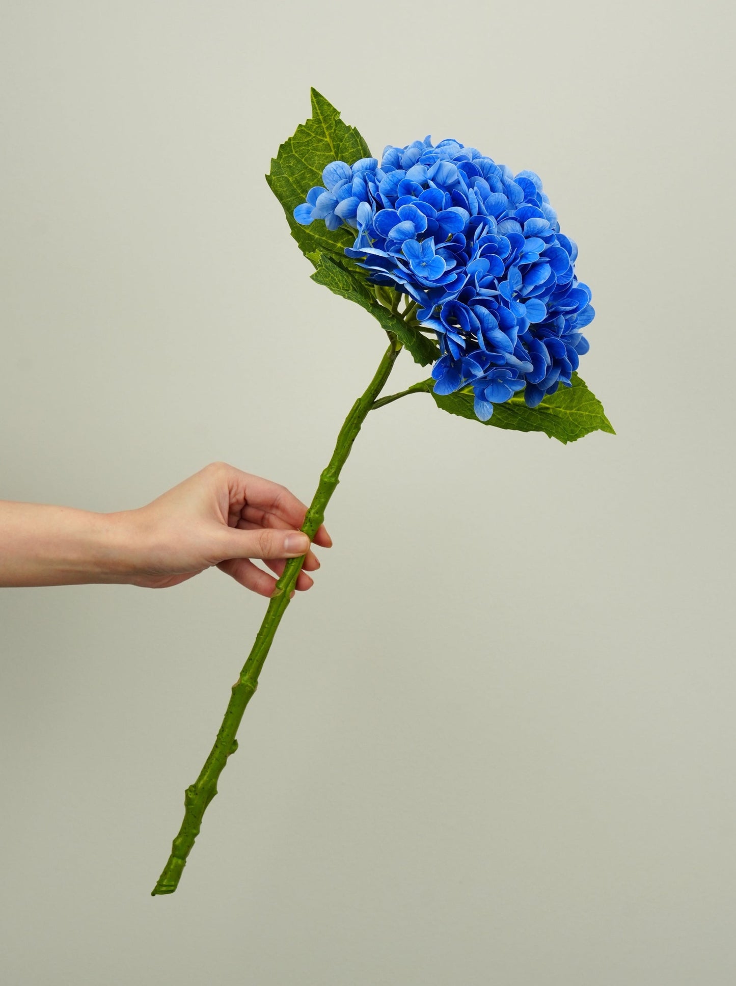 Real Touch Huge Hydrangea Stem - Dark Blue