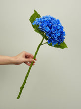Load image into Gallery viewer, Real Touch Huge Faux Hydrangea Stem - Dark Blue