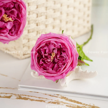 Load image into Gallery viewer, Real Touch Latex David Austin Rose - Magenta