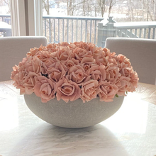 Load image into Gallery viewer, 5 Stems Real Touch Moist Latex Rose Bouquet - Dusty Rose