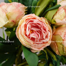 Load image into Gallery viewer, 2 Heads Dried Look Peony - Light Pink