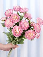 Load image into Gallery viewer, 3 Heads Ranunculus Stem - Pink
